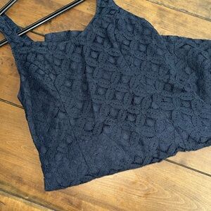 Hollister Dark Blue Lace dress